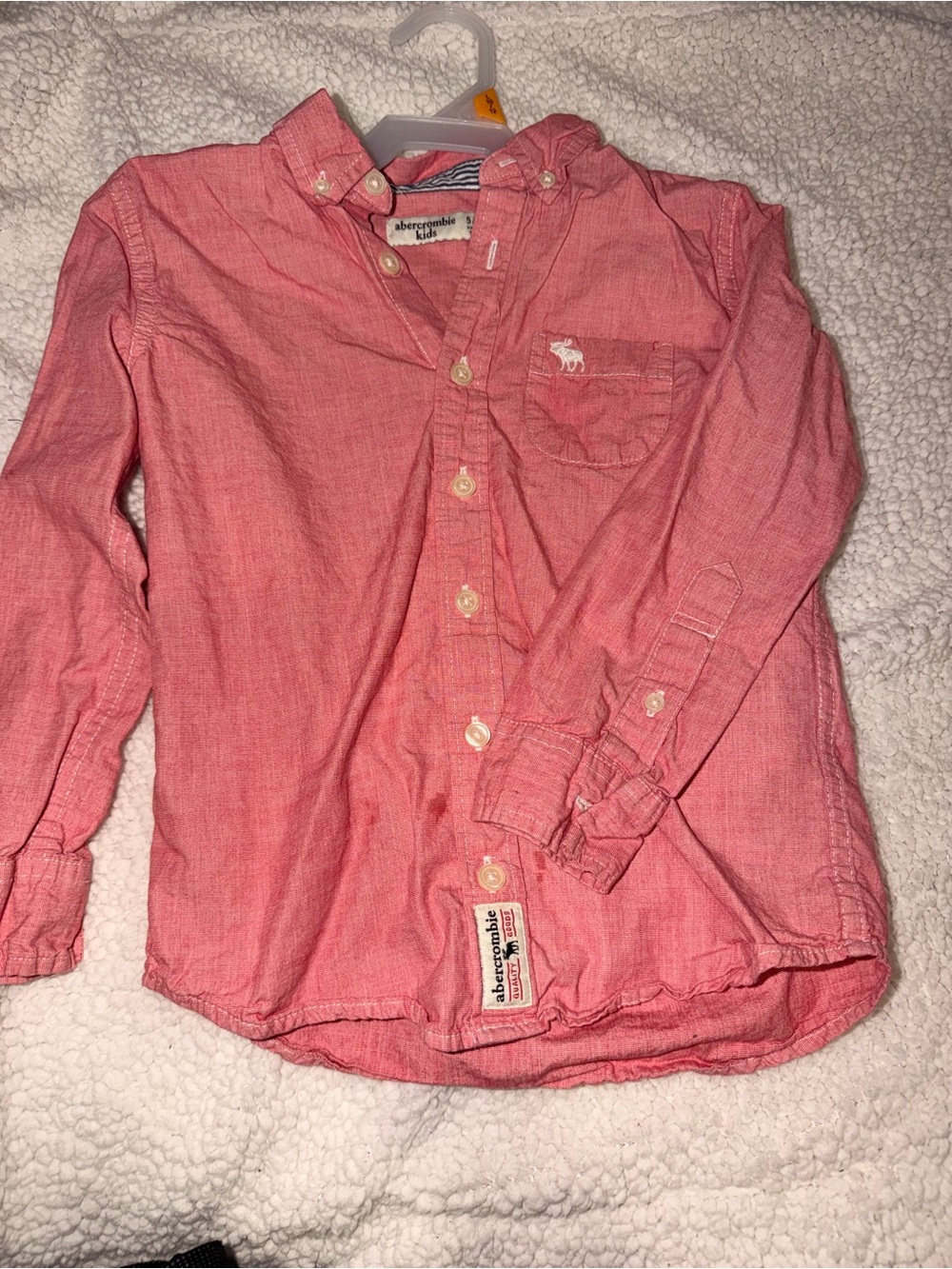Abercrombie & Fitch Pink Button-Down Casual Shirt